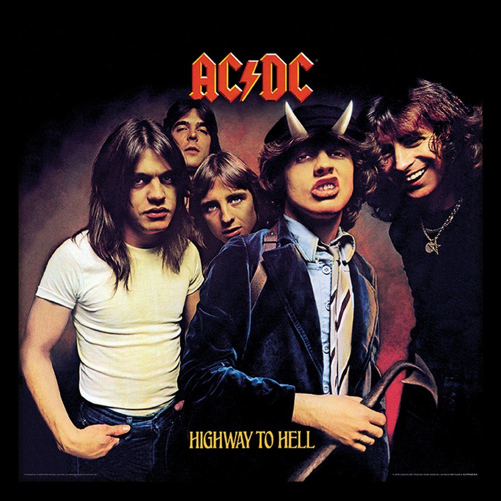 AC/DC エーシーディーシー (Back in Black 45周年 ) - Highway To Hell (アルバム・シリーズ額) / インテリア額 - PGS